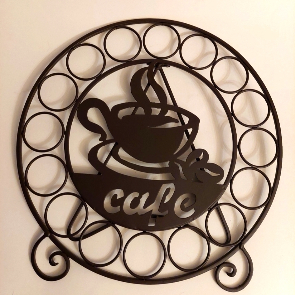 Metal Cafe K-Cup Counter Holder